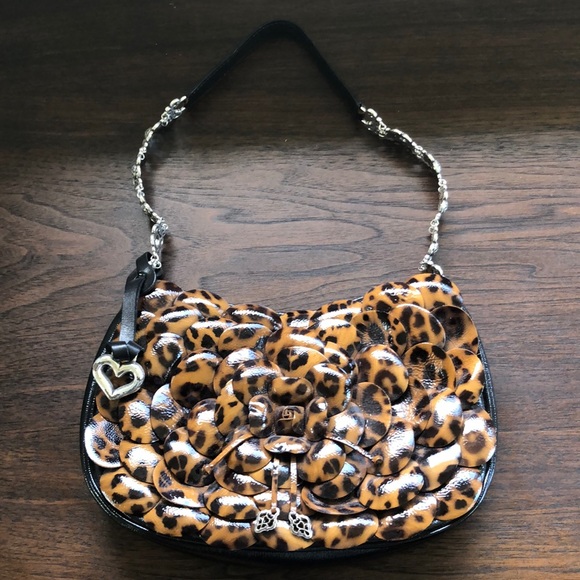 Brighton Handbags - New Tortoise Shell Petal Brighton Purse.